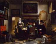 Hove Hubertus van Distribution of Charity in the Alms-House  - Hermitage